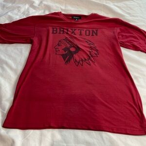 Brixton Men’s Red Chief T Shirt Size Medium